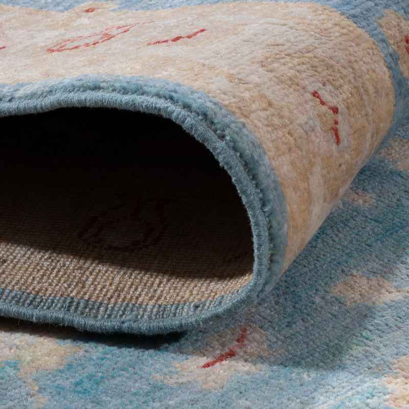 Runner Ziegler Rug - 200 x 77 cm - light blue