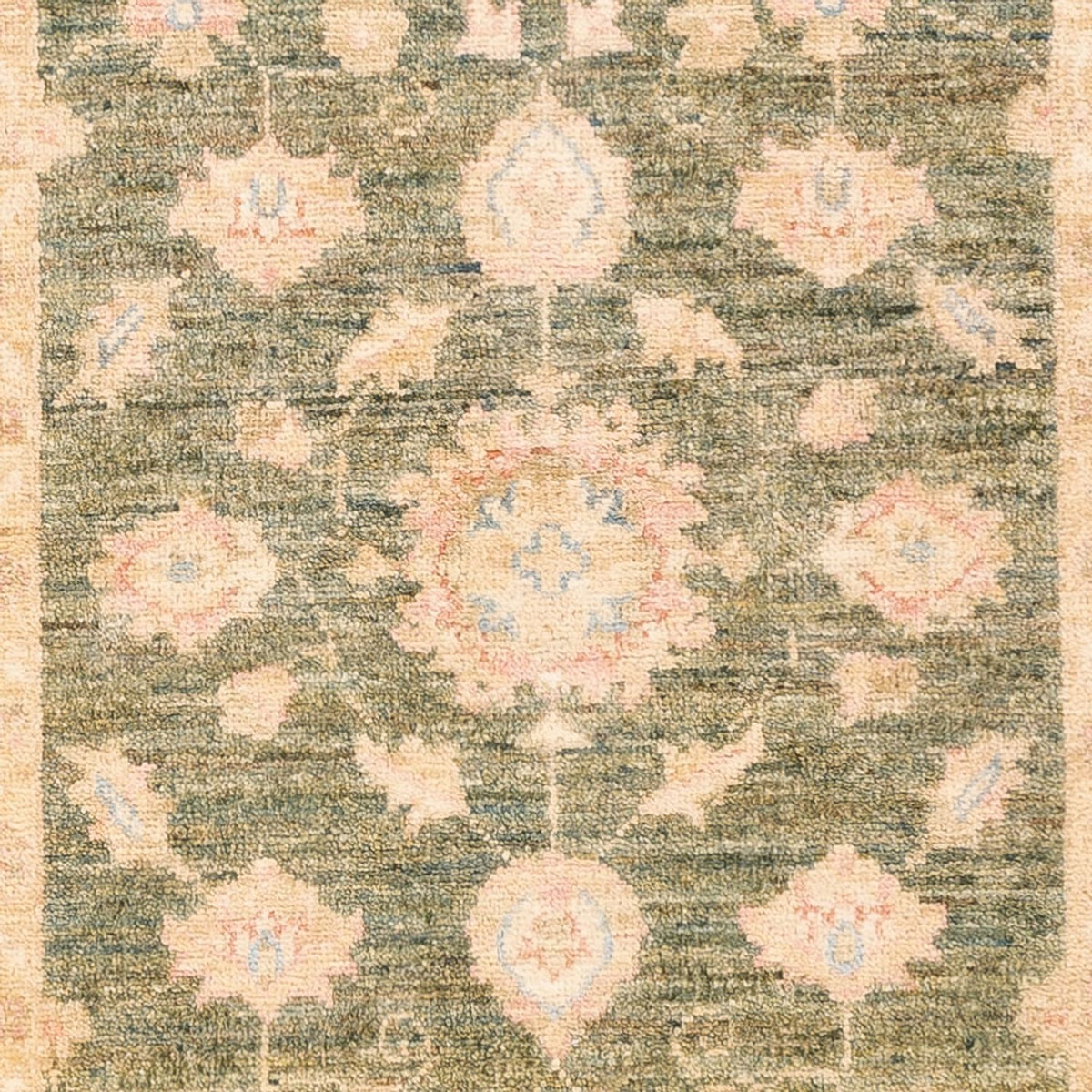 Runner Ziegler Rug - 197 x 77 cm - olive green
