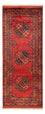 Runner Afghan Rug - 206 x 84 cm - red