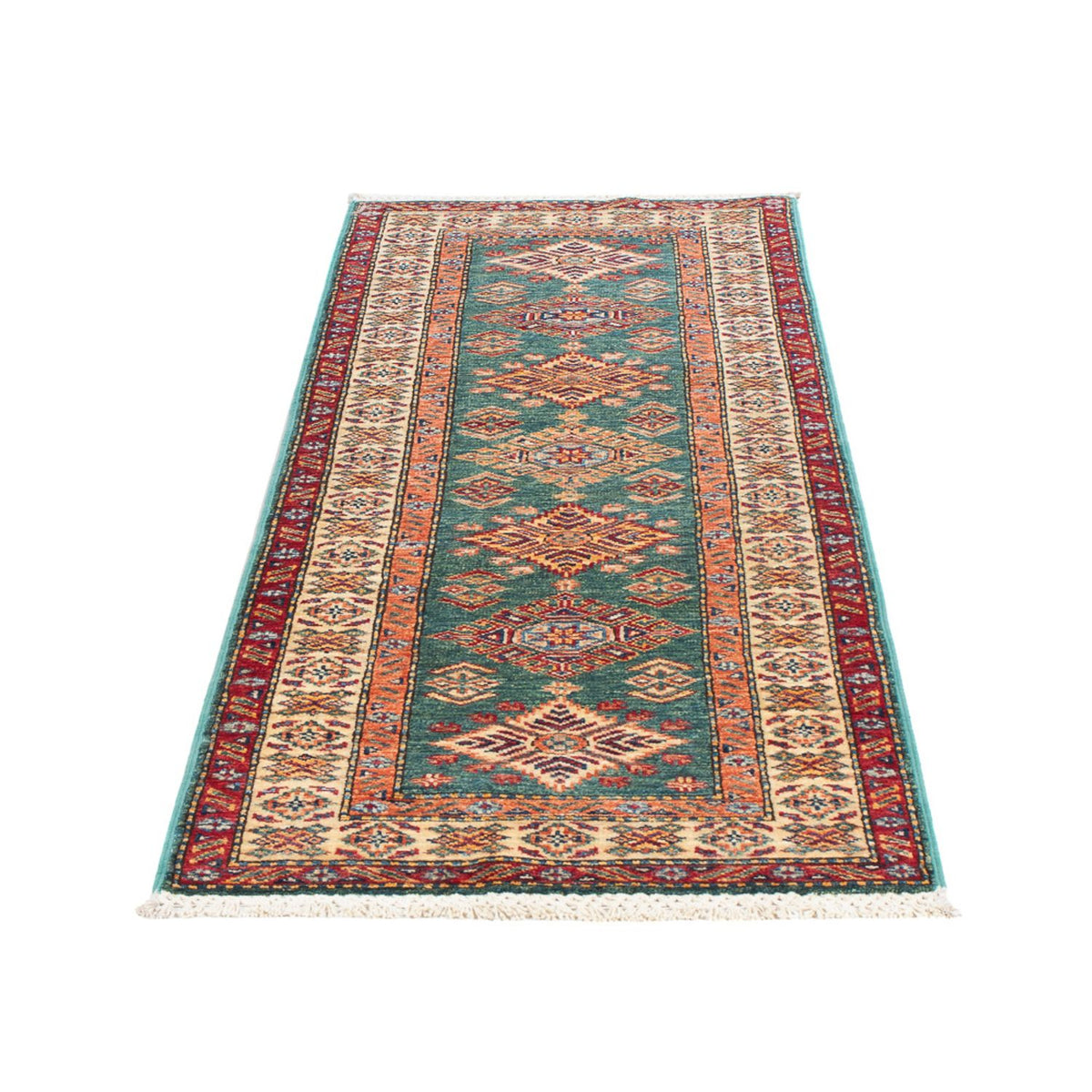 Runner Ziegler Rug - Kazak - 178 x 58 cm - light green