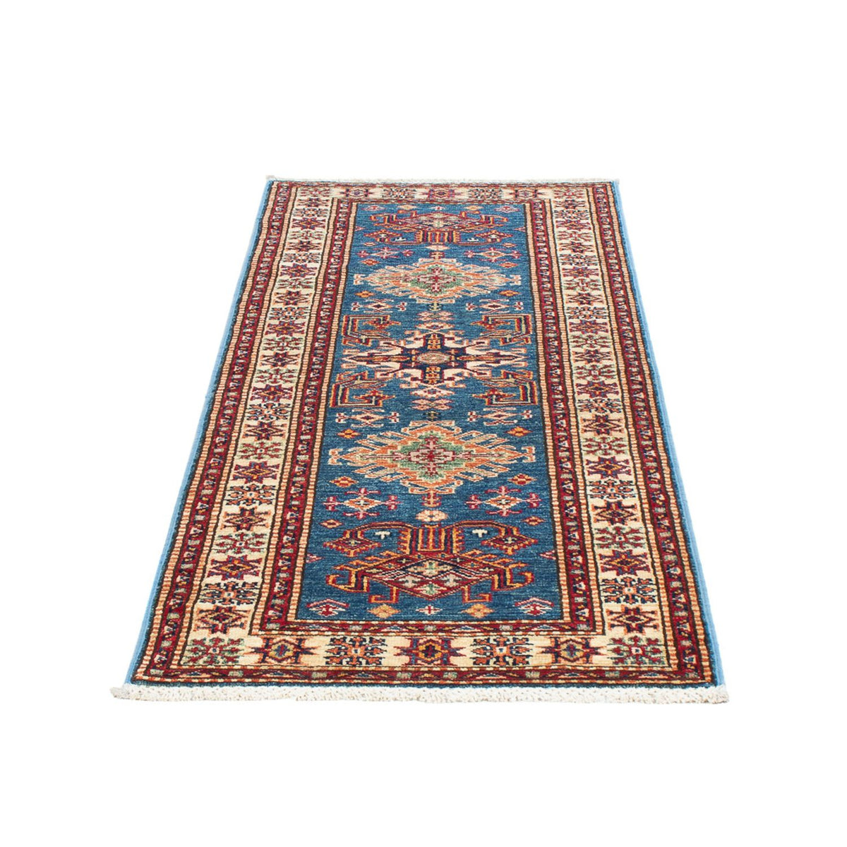 Runner Ziegler Rug - Kazak - 189 x 63 cm - blue