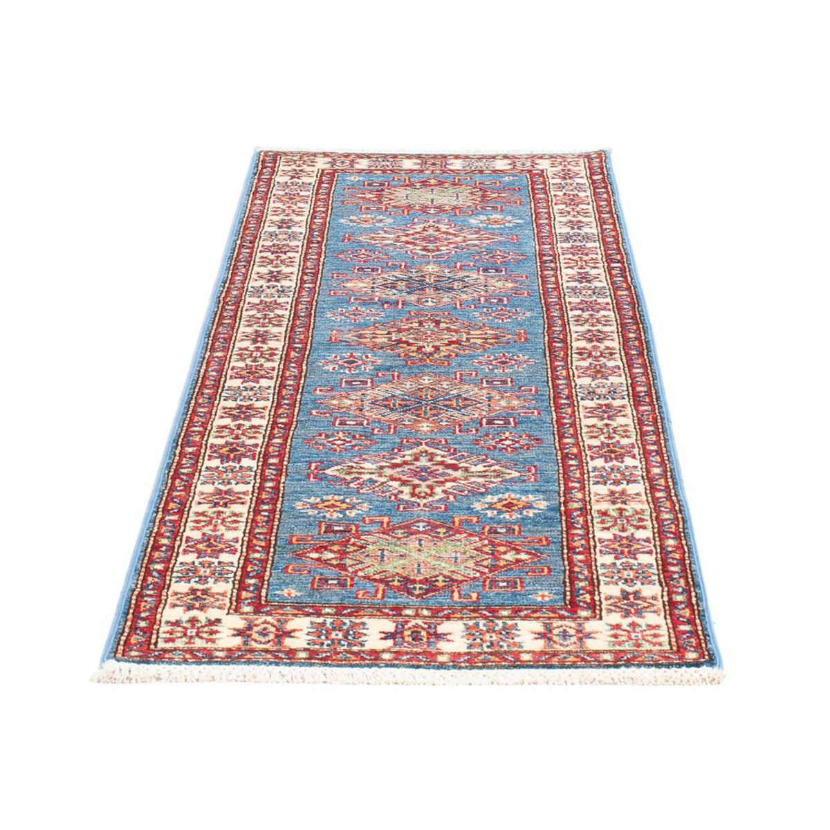 Runner Ziegler Rug - Kazak - 185 x 61 cm - light blue