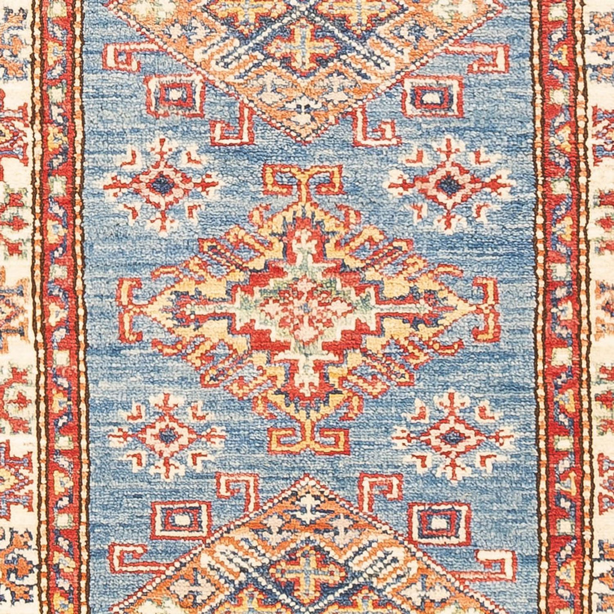 Runner Ziegler Rug - Kazak - 186 x 58 cm - light blue