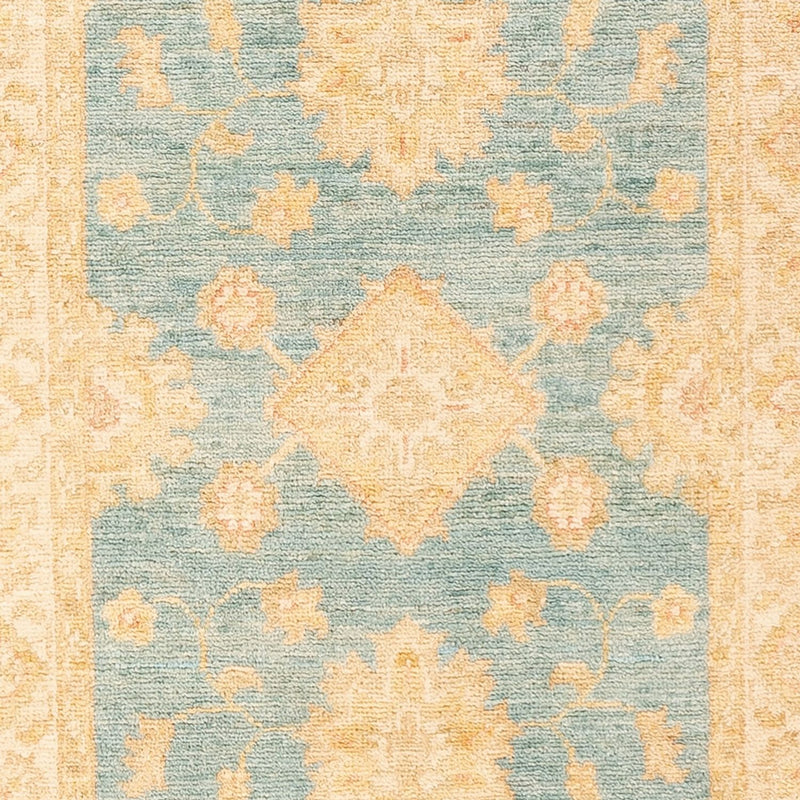 Runner Ziegler Rug - 209 x 61 cm - turquoise