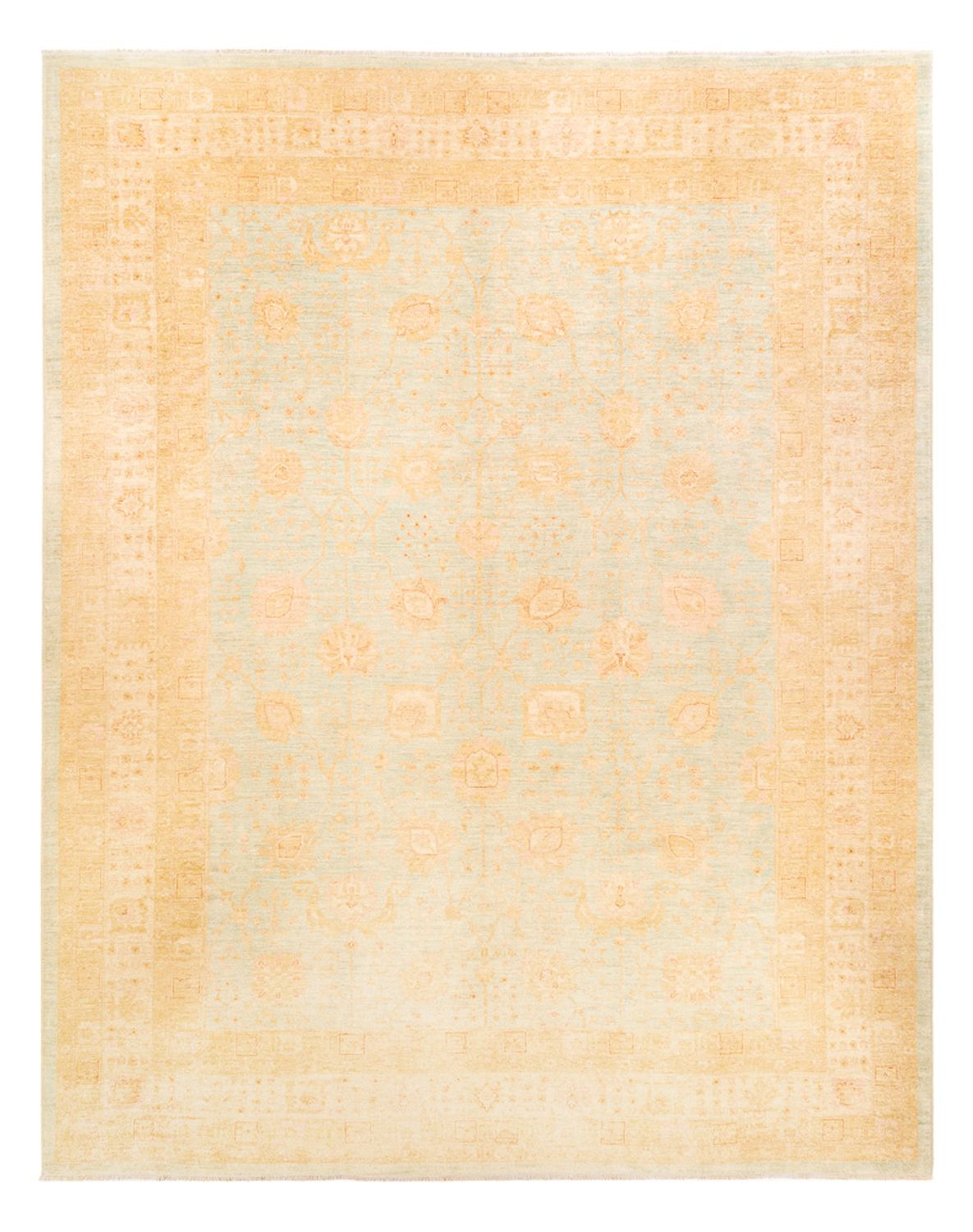 Ziegler Rug - 394 x 309 cm - light blue