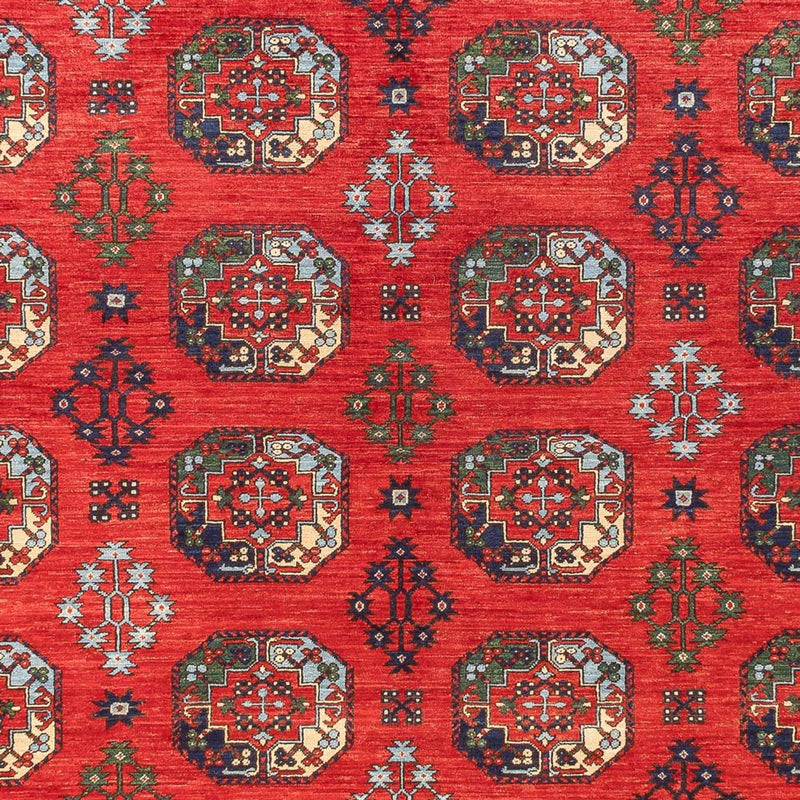 Afghan Rug - 379 x 307 cm - red