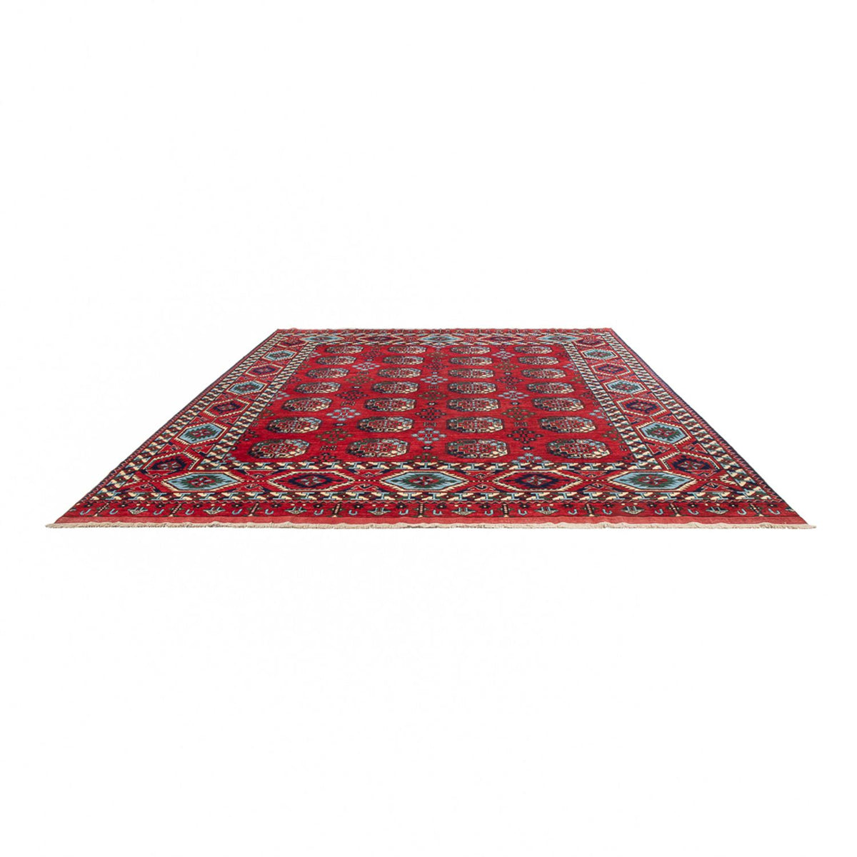 Afghan Rug - 379 x 307 cm - red