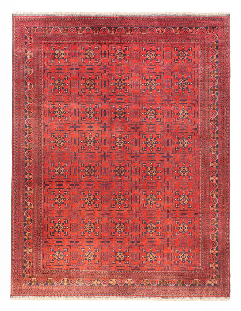 Afghan Rug - Kunduz - 391 x 296 cm - red