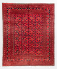 Afghan Rug - Kunduz - 366 x 297 cm - red