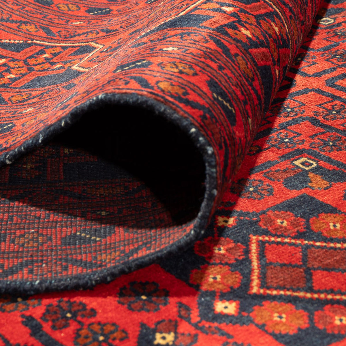 Afghan Rug - Kunduz - 376 x 294 cm - red