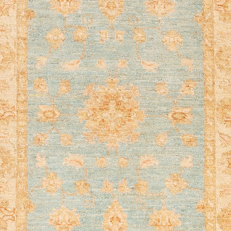 Runner Ziegler Rug - 400 x 77 cm - turquoise