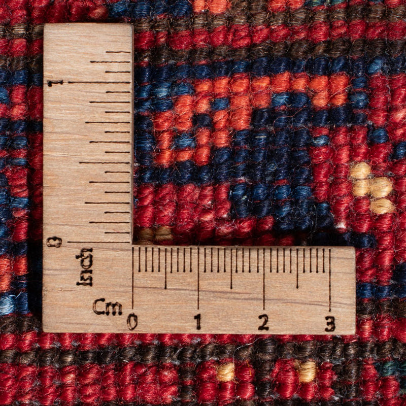 Runner Afghan Rug - 368 x 85 cm - red