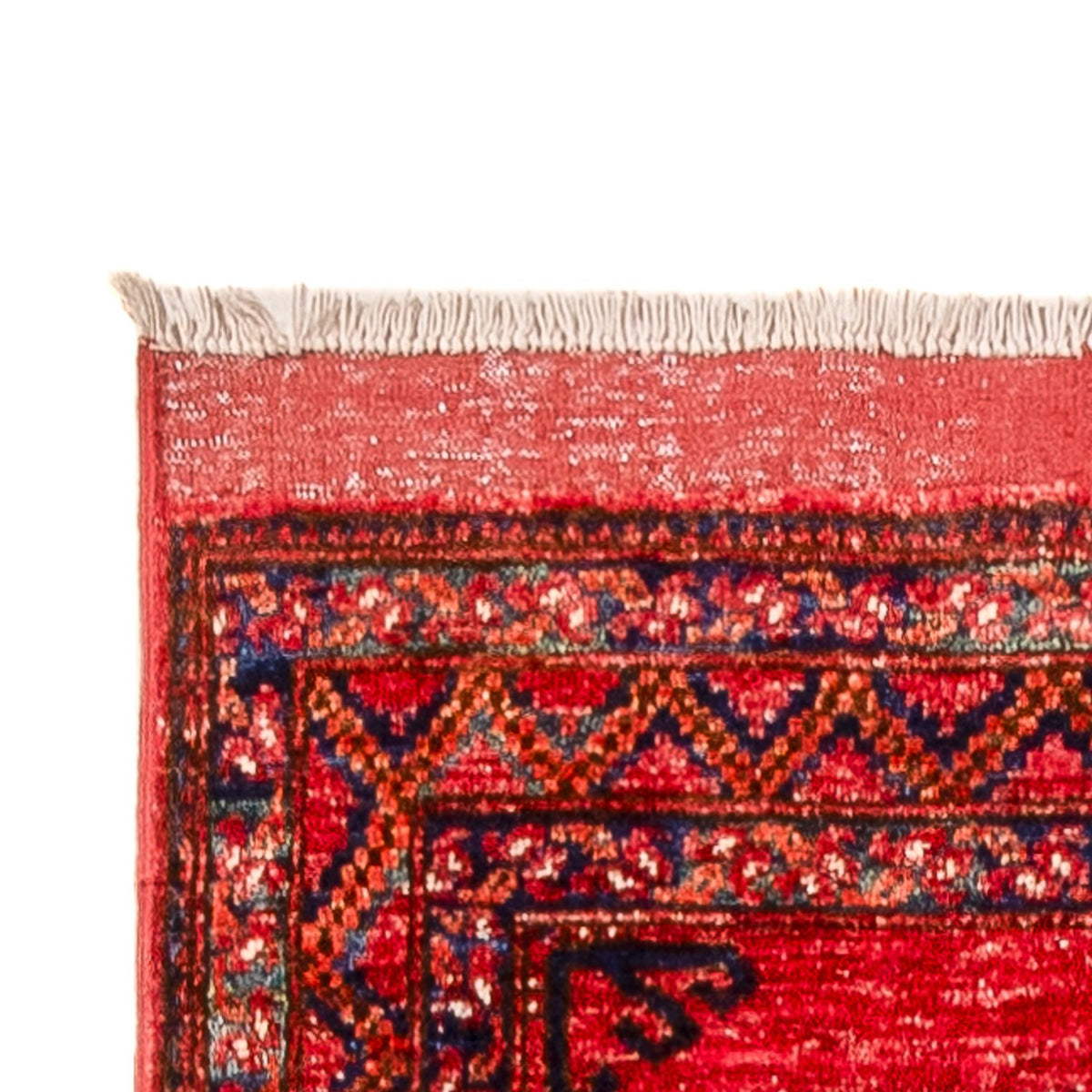 Runner Afghan Rug - 395 x 75 cm - red