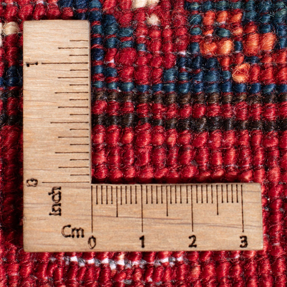 Runner Afghan Rug - 395 x 77 cm - red