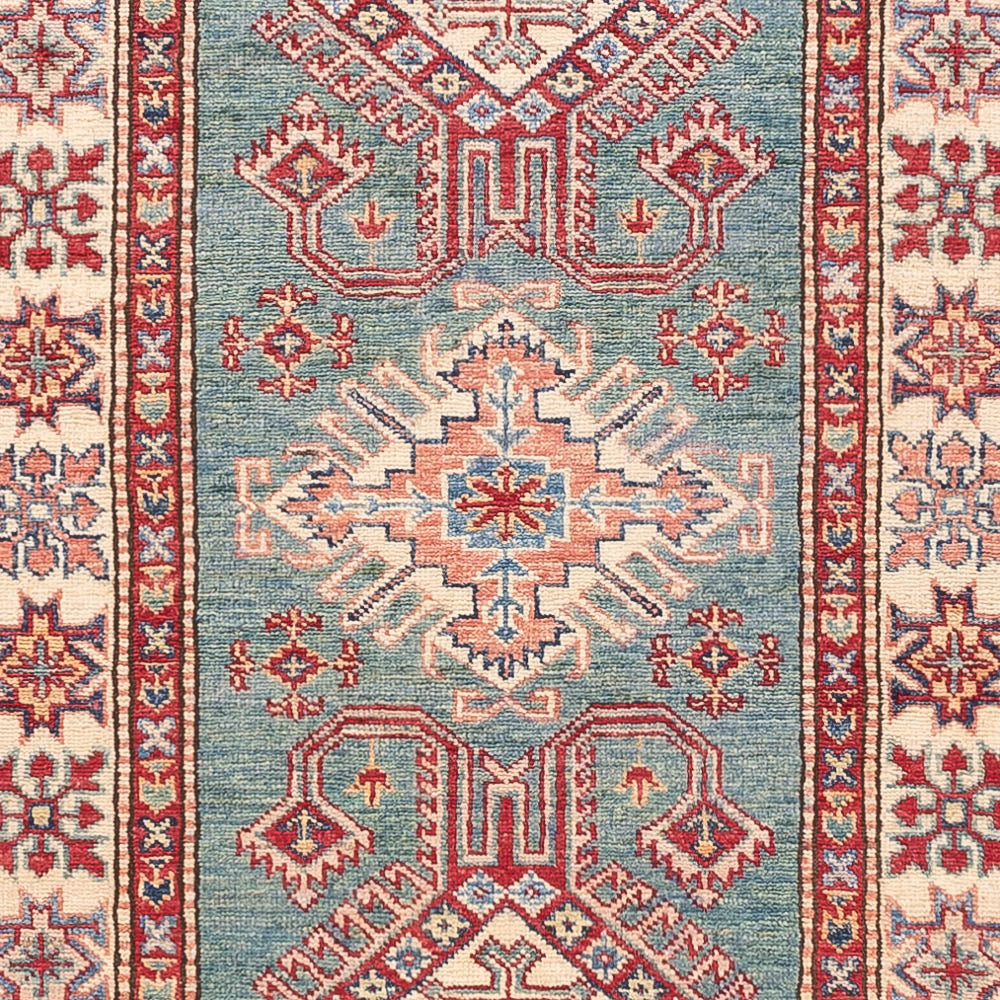 Runner Ziegler Rug - Kazak - 327 x 78 cm - light green