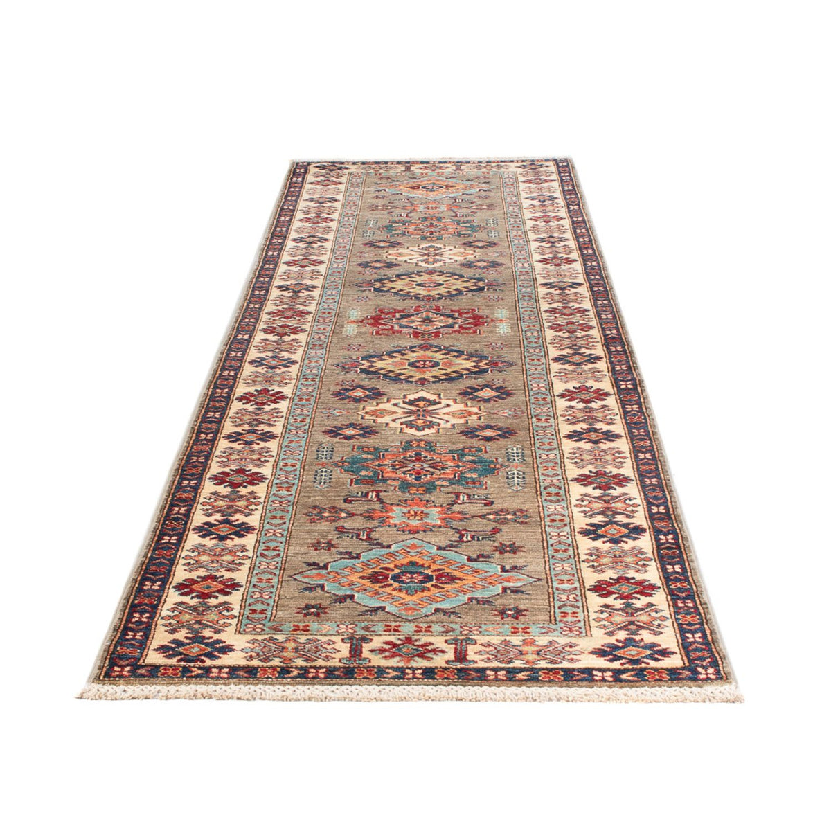 Runner Ziegler Rug - Kazak - 317 x 81 cm - light grey