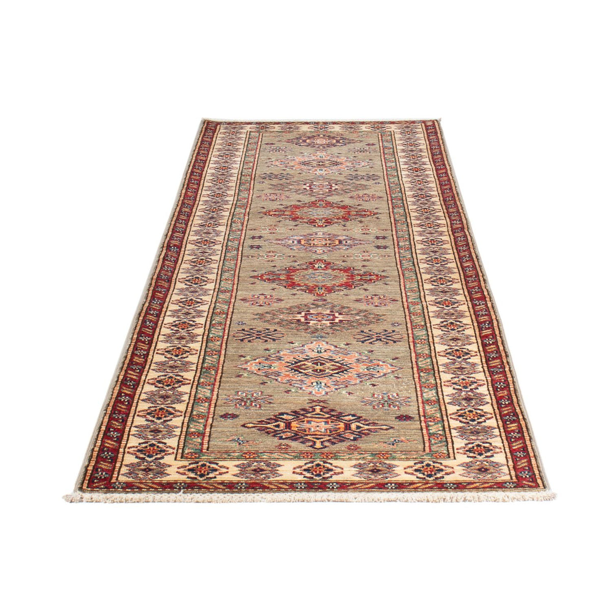 Runner Ziegler Rug - Kazak - 301 x 81 cm - light brown