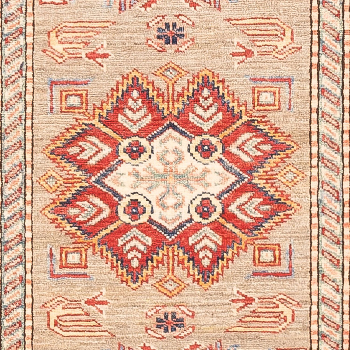 Runner Ziegler Rug - Kazak - 293 x 81 cm - dark beige