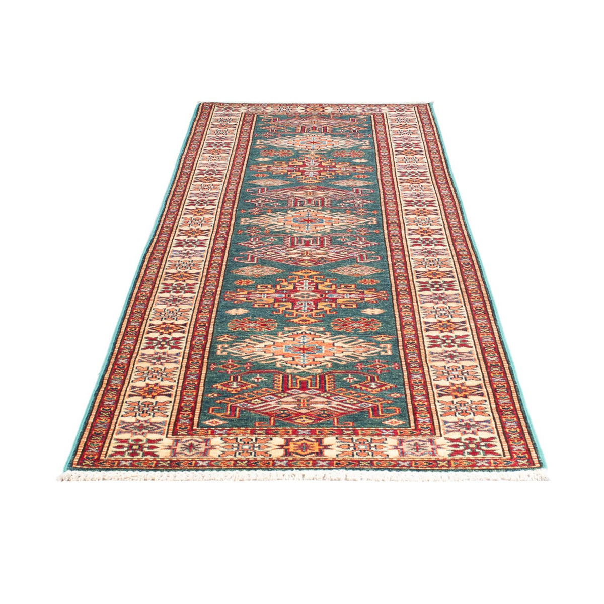 Runner Ziegler Rug - Kazak - 298 x 82 cm - multicolored