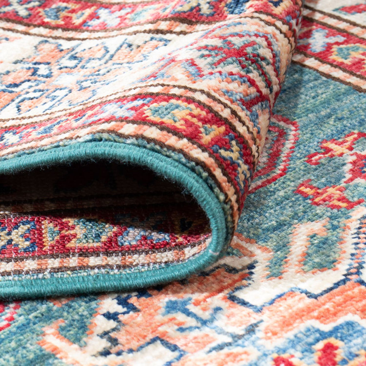 Runner Ziegler Rug - Kazak - 297 x 78 cm - green