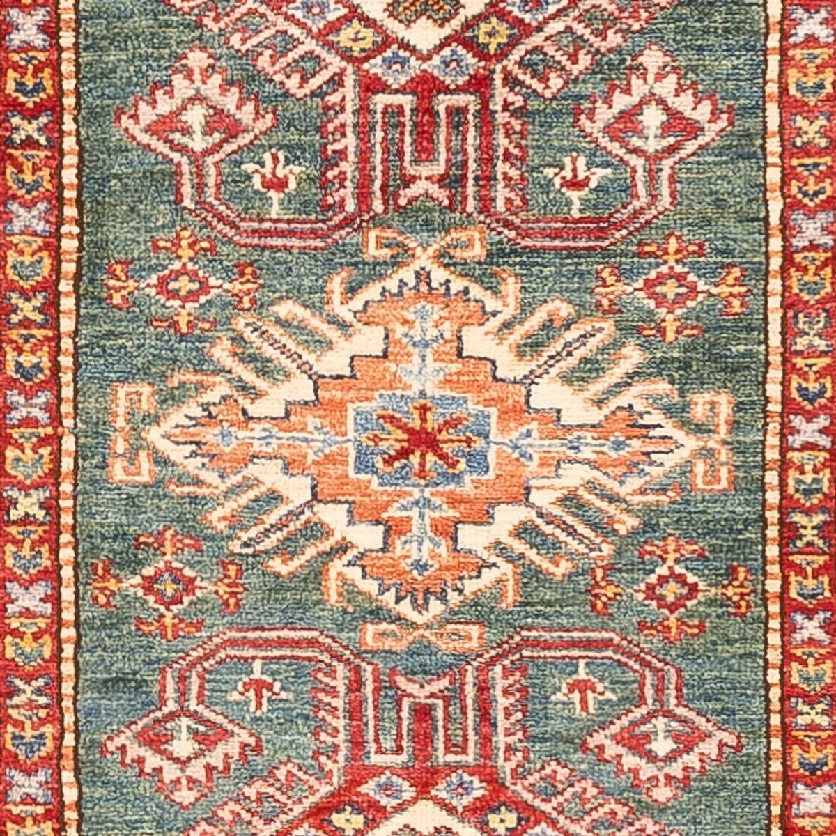 Runner Ziegler Rug - Kazak - 298 x 81 cm - green