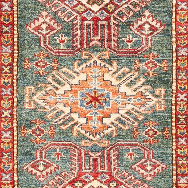 Runner Ziegler Rug - Kazak - 298 x 81 cm - green