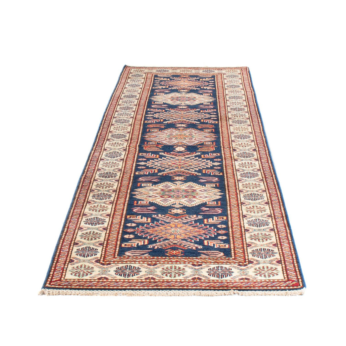 Runner Ziegler Rug - Kazak - 302 x 84 cm - blue
