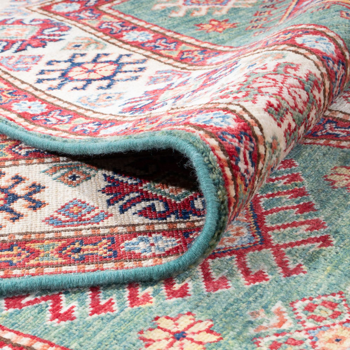 Runner Ziegler Rug - Kazak - 311 x 77 cm - green