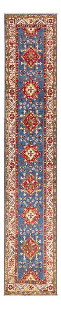 Runner Ziegler Rug - Kazak - 403 x 78 cm - dark blue