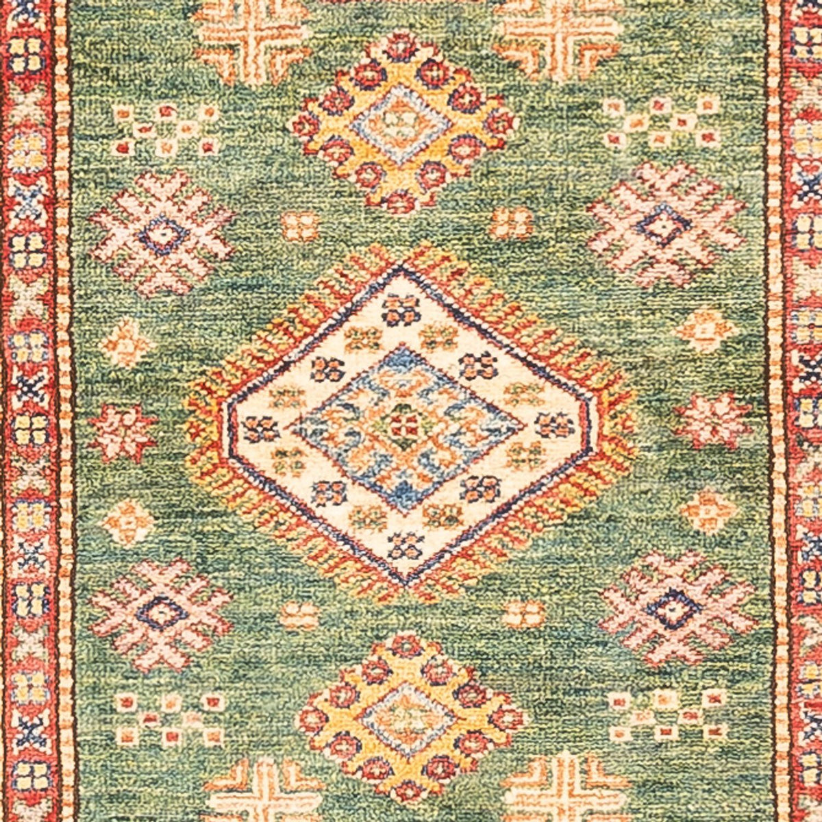 Runner Ziegler Rug - Kazak - 295 x 76 cm - green