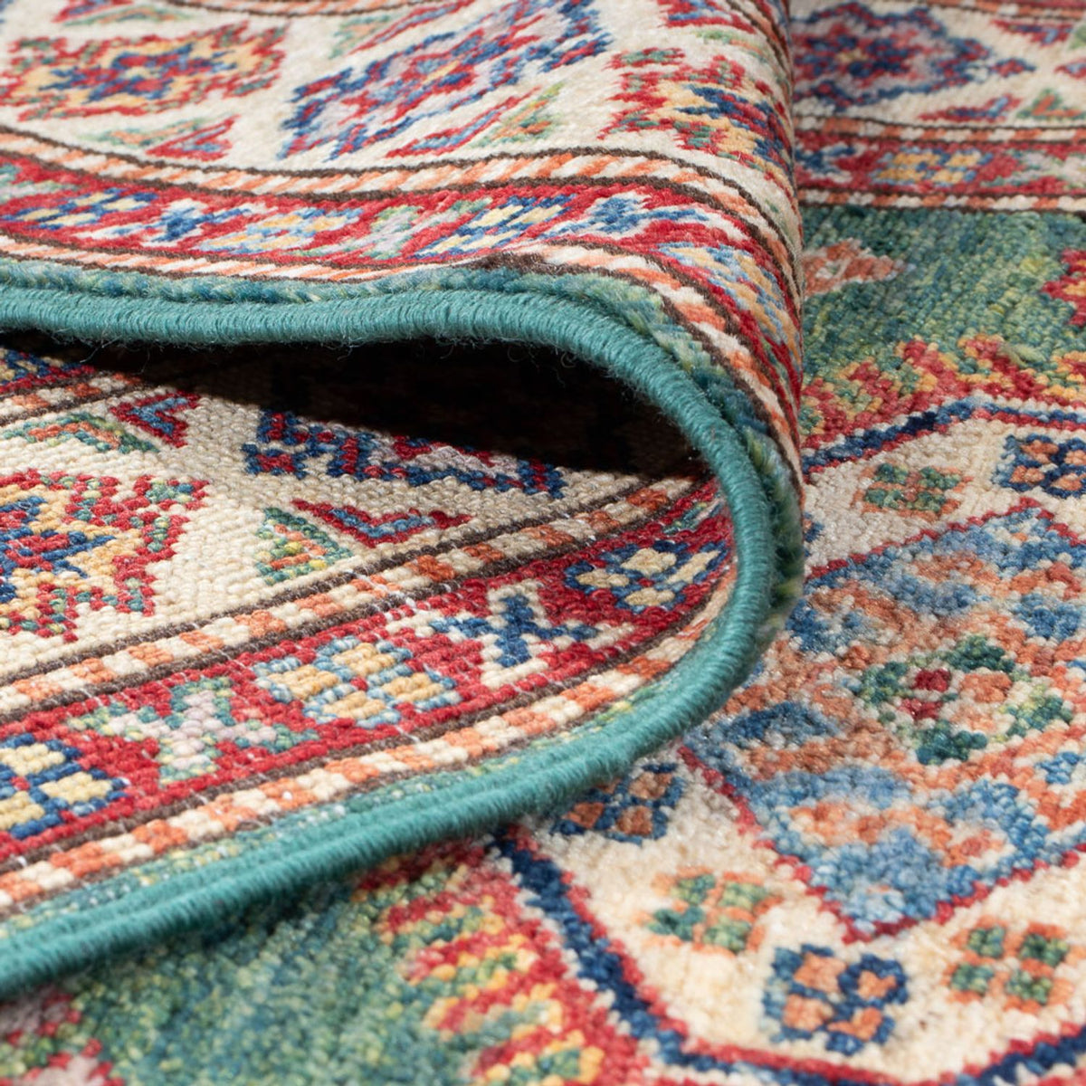 Runner Ziegler Rug - Kazak - 296 x 80 cm - green