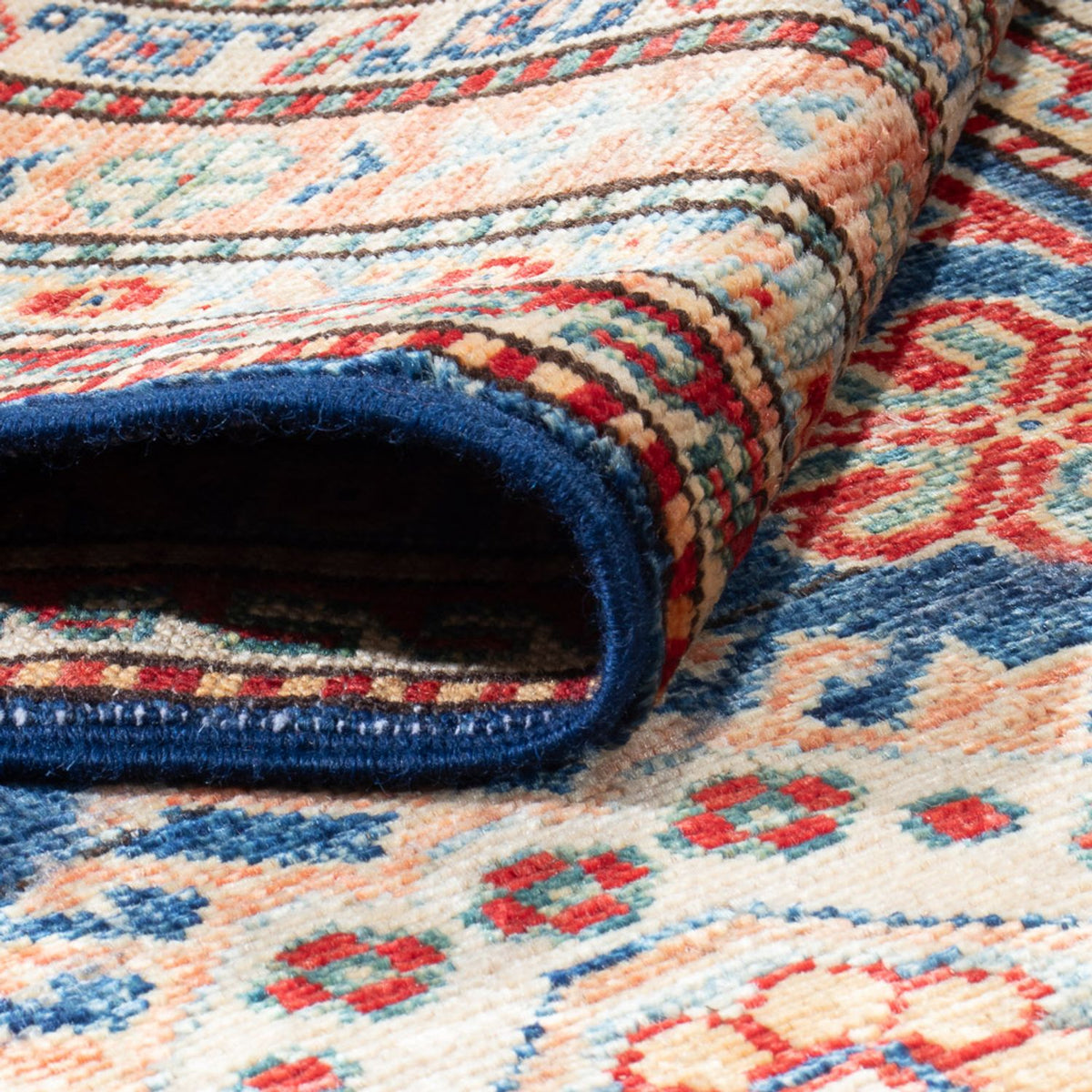 Runner Ziegler Rug - Kazak - 304 x 80 cm - dark blue