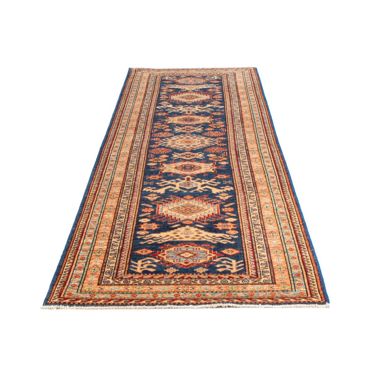Runner Ziegler Rug - Kazak - 304 x 80 cm - dark blue