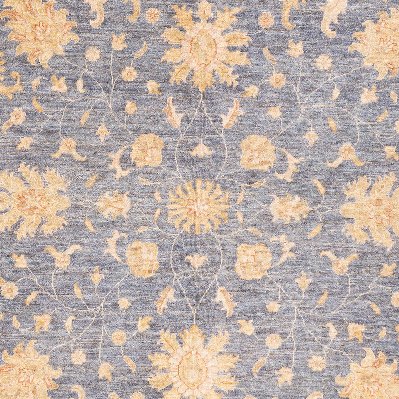 Ziegler Rug round  - 247 x 248 cm - petrol blue