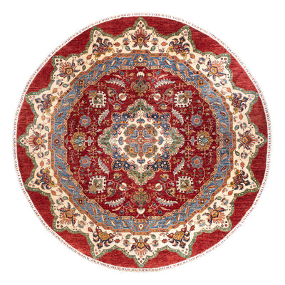 Ziegler Rug - Kazak round  - 302 x 297 cm - multicolored