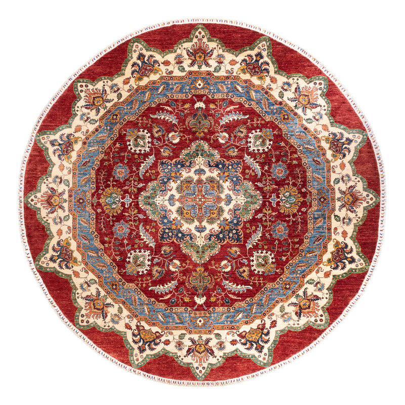 Ziegler Rug - Kazak round  - 302 x 297 cm - multicolored