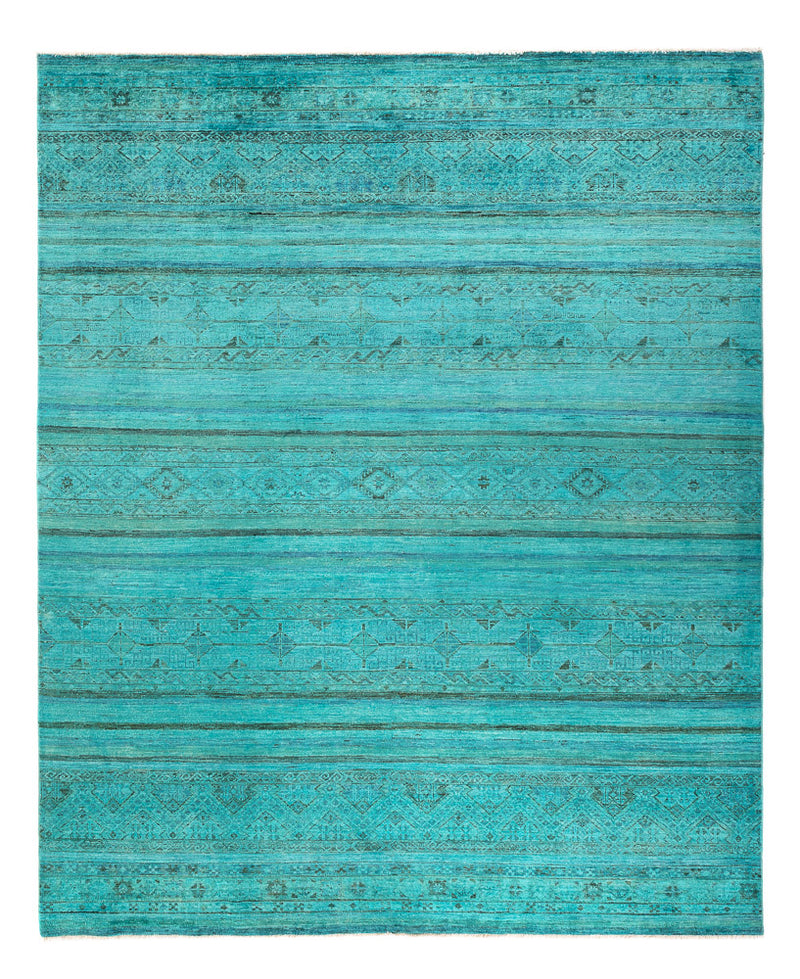 Ziegler Rug - Modern - Vintage/Overdyed - 248 x 202 cm - turquoise