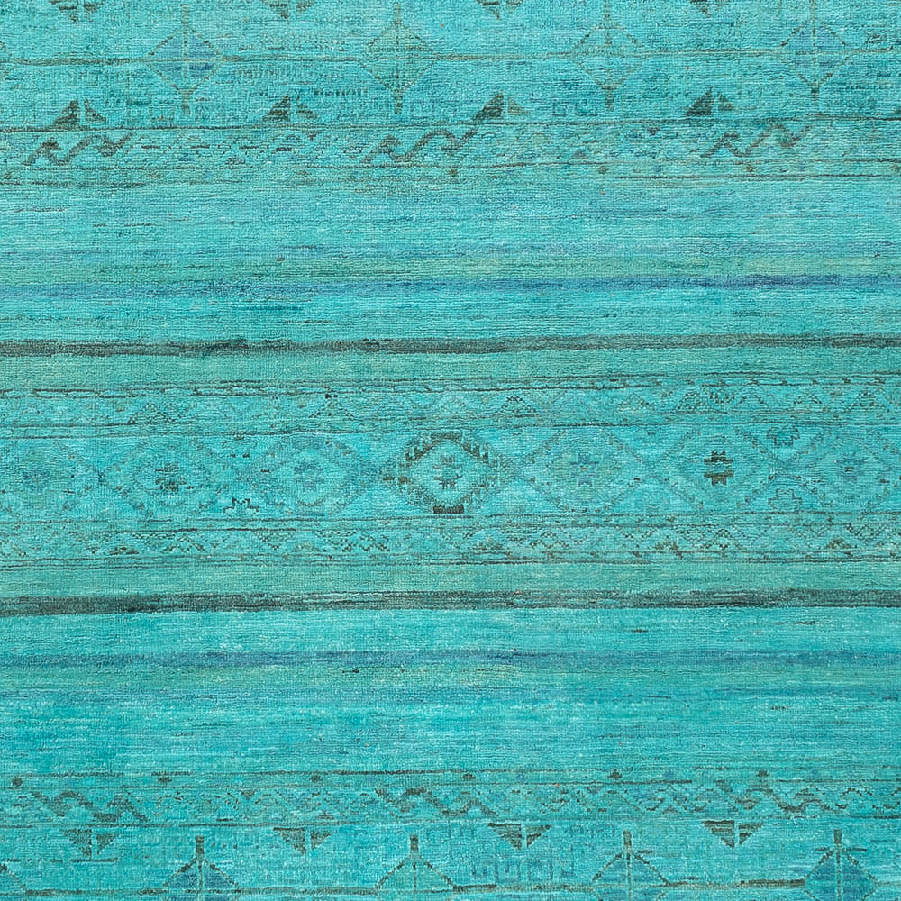 Ziegler Rug - Modern - Vintage/Overdyed - 248 x 202 cm - turquoise