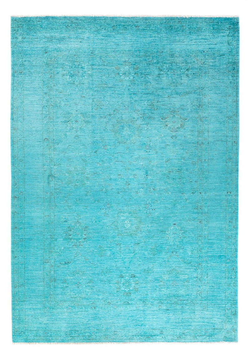 Ziegler Rug - Modern - Vintage/Overdyed - 249 x 171 cm - turquoise