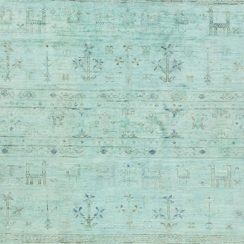 Ziegler Rug - Modern - 237 x 164 cm - turquoise