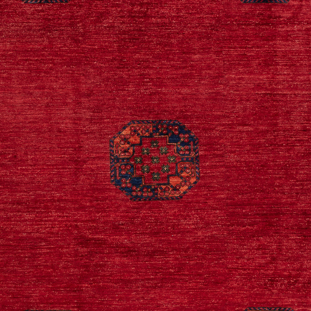 Afghan Rug - Kunduz - 312 x 258 cm - red