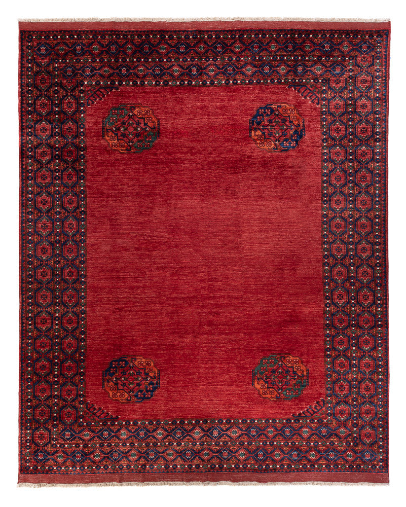 Afghan Rug - Kunduz - 313 x 259 cm - red