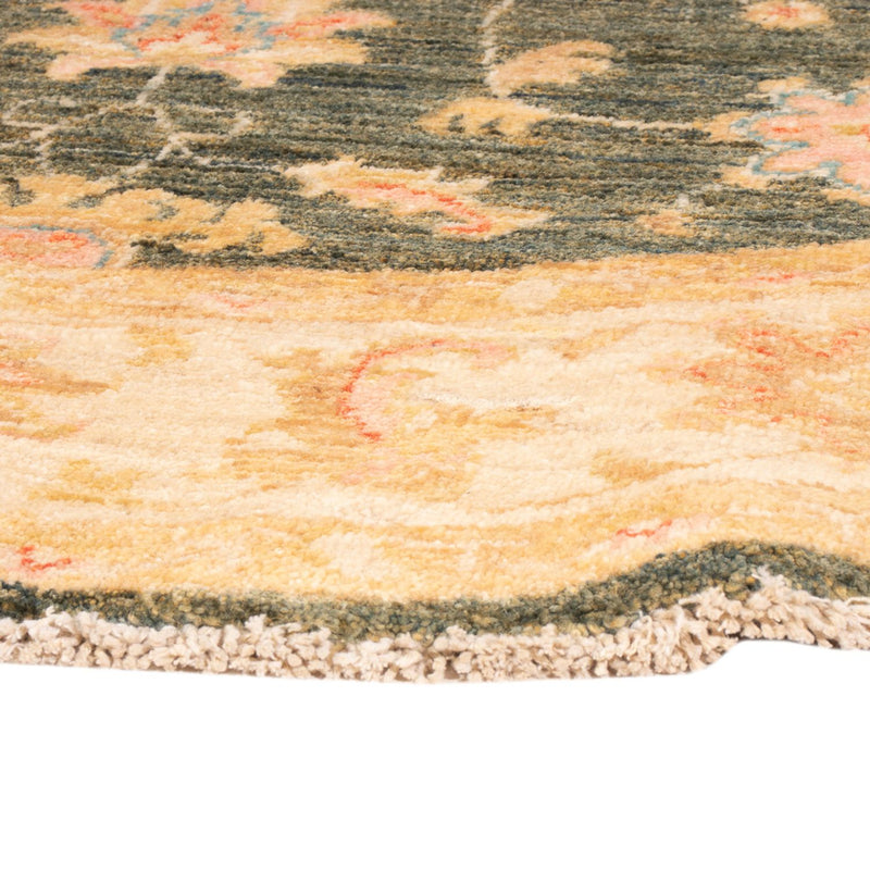 Ziegler Rug round  - 154 x 150 cm - green