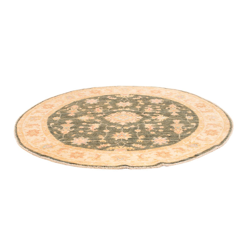 Ziegler Rug round  - 154 x 150 cm - green