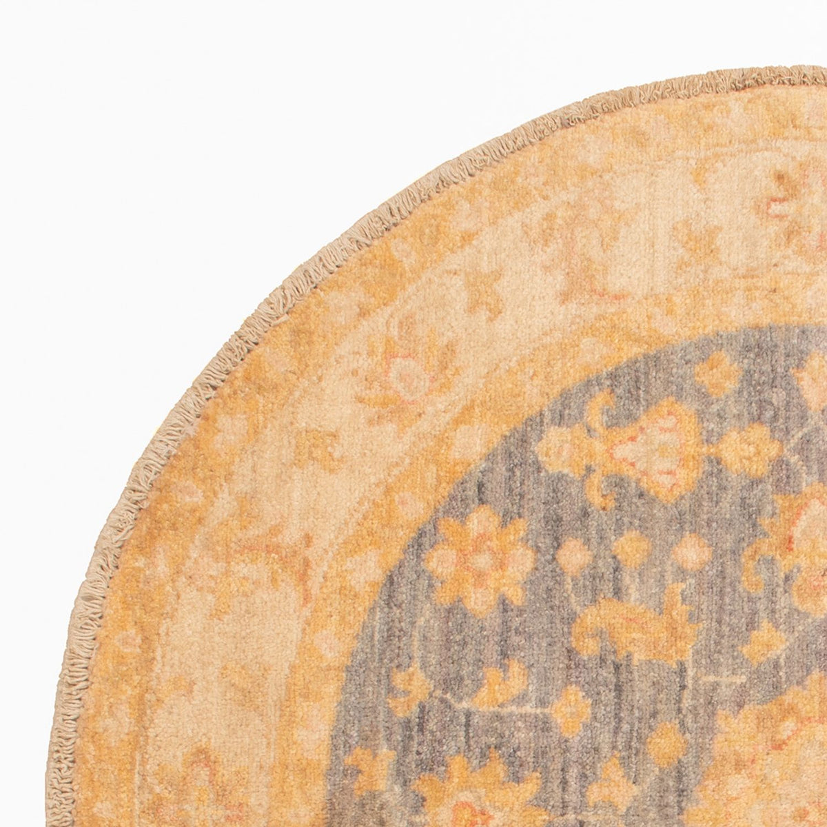 Ziegler Rug round  - 92 x 96 cm - beige