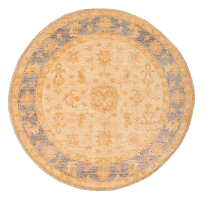 Ziegler Rug round  - 94 x 97 cm - beige