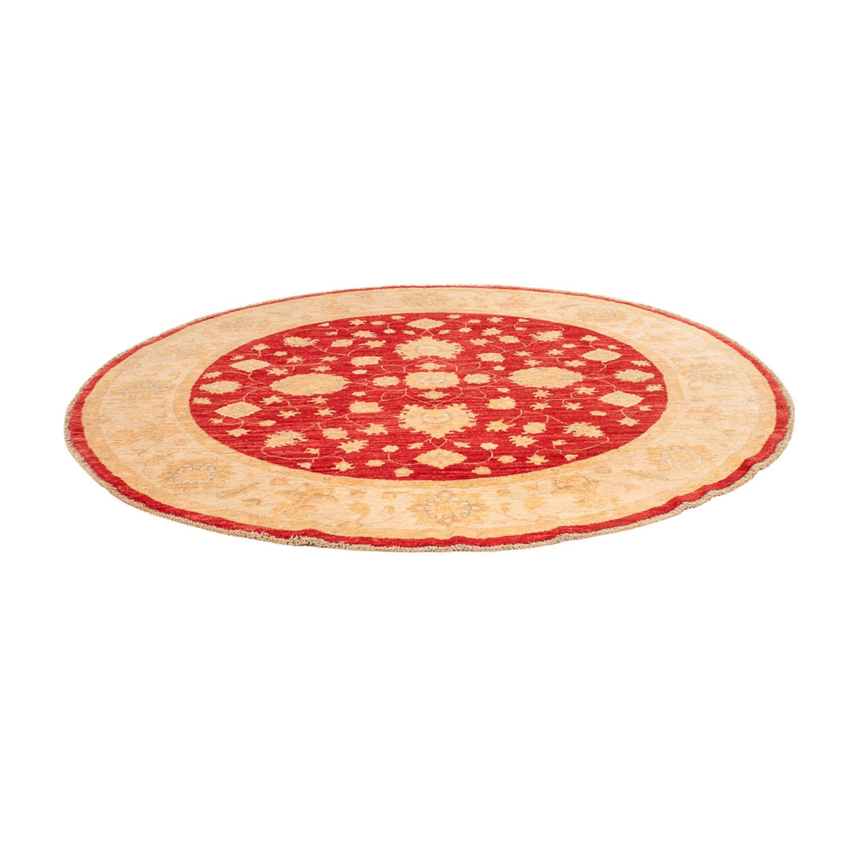 Ziegler Rug round  - 200 x 194 cm - red