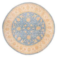 Ziegler Rug round  - 247 x 247 cm - blue