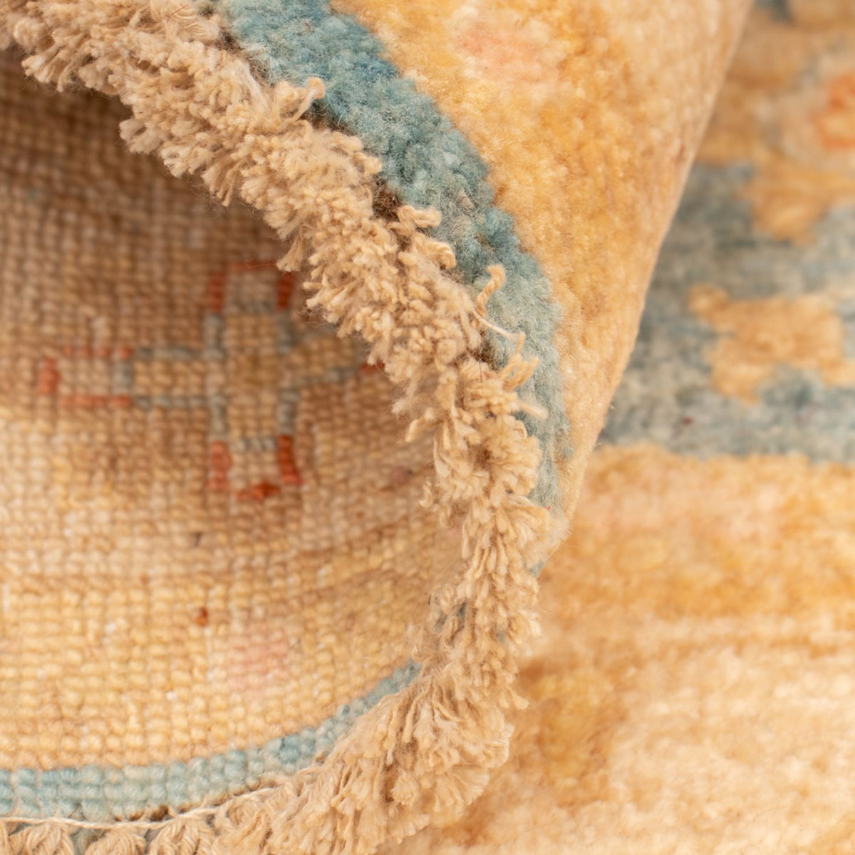 Ziegler Rug round  - 96 x 99 cm - blue