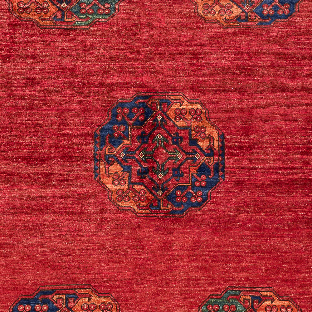 Afghan Rug - Kunduz - 215 x 156 cm - red